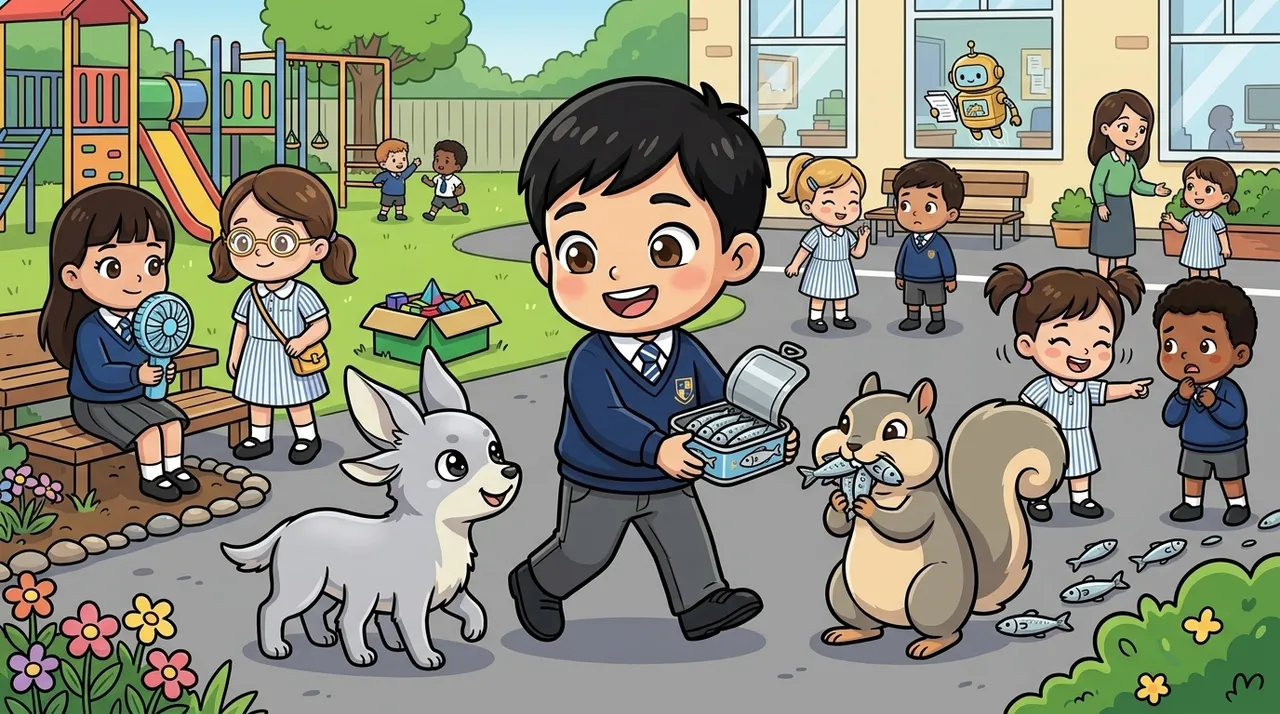 Louis' First Day at School — Book 3: Silver Fish for a Silver Dog cover